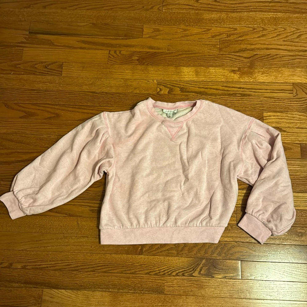 Topshop pink sweatshirt